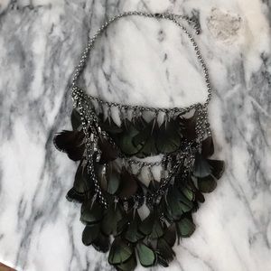 ***40% OFF BUNDLES feather bib necklace